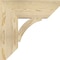 Ekena Millwork Thorton Slat Rough Sawn Bracket, Douglas Fir, 6"W x 20"D x 20"H BKT06X20X20THR06RDF - alternate 3
